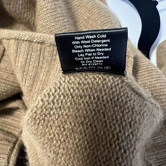 Jenni Kayne Sz XS Everyday Sweater camel wool blend Crewneck - Picture 7 of 11